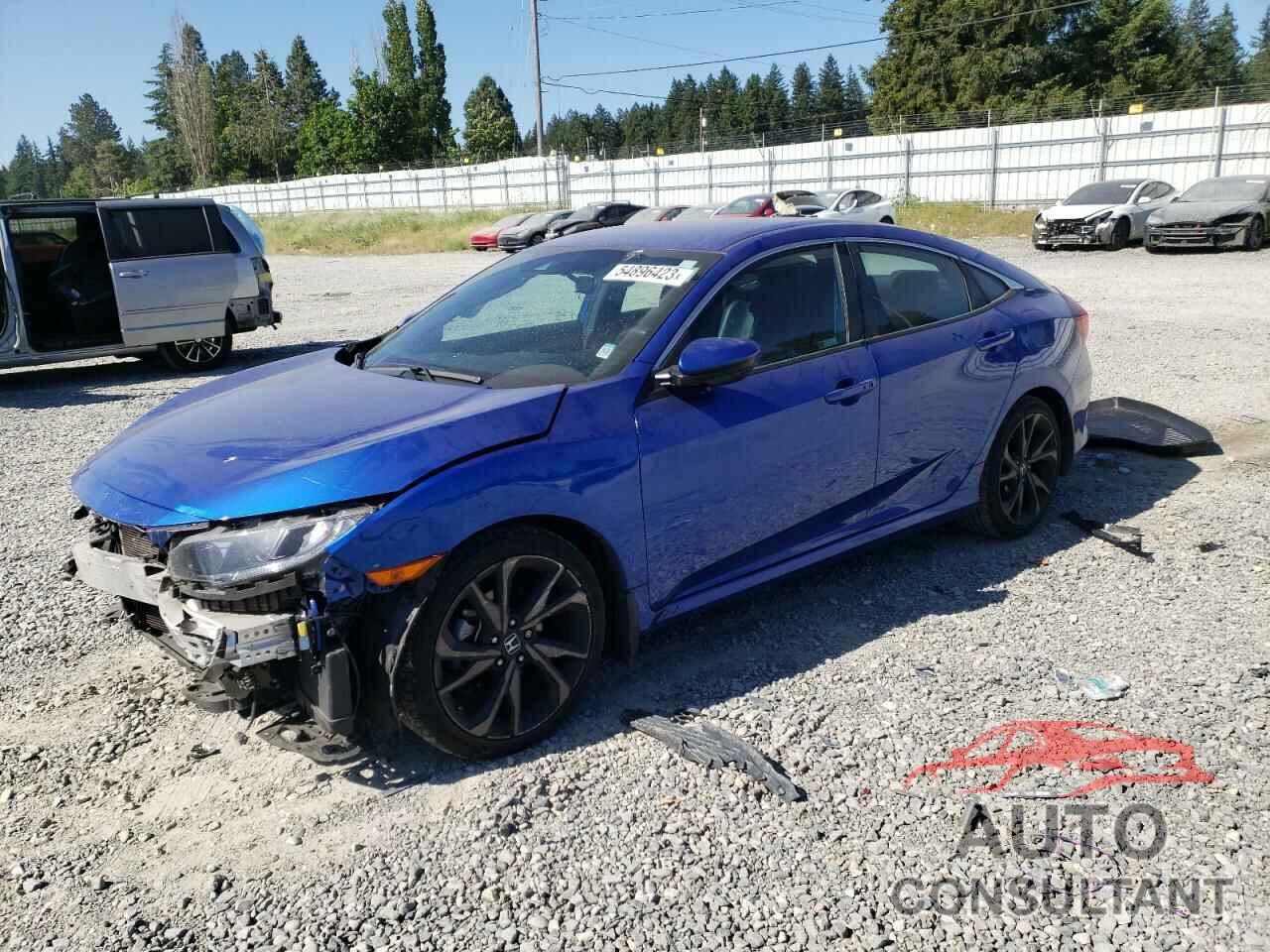 HONDA CIVIC 2019 - 19XFC2F87KE206629