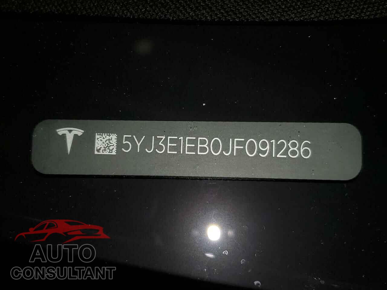TESLA MODEL 3 2018 - 5YJ3E1EB0JF091286