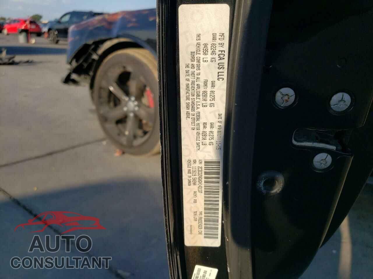 DODGE CHALLENGER 2016 - 2C3CDZAG0GH143137