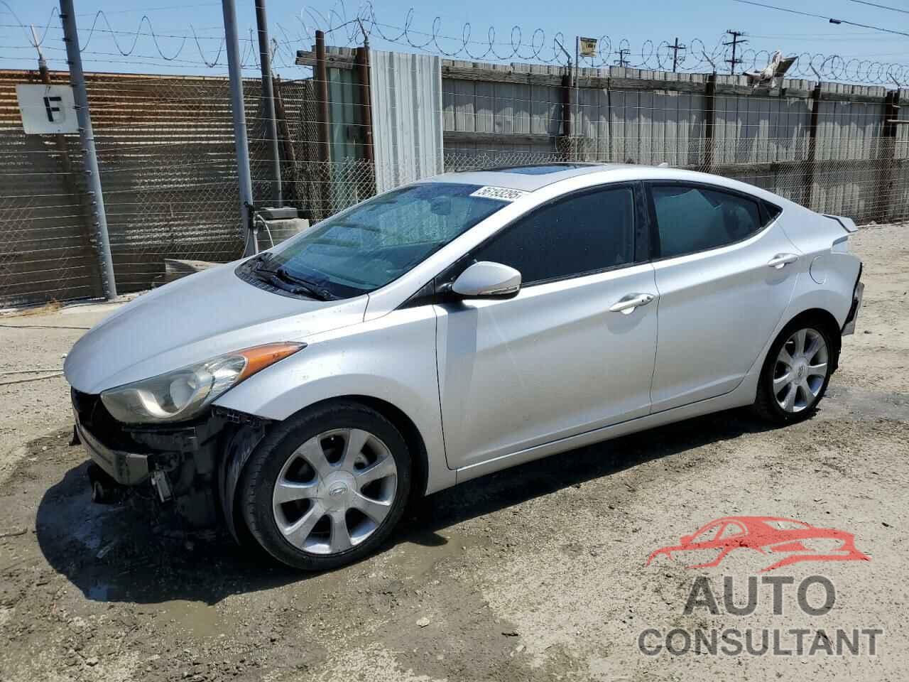 HYUNDAI ELANTRA 2012 - KMHDH4AEXCU419896