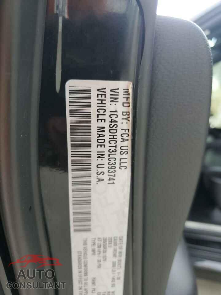 DODGE DURANGO 2020 - 1C4SDHCT3LC393741