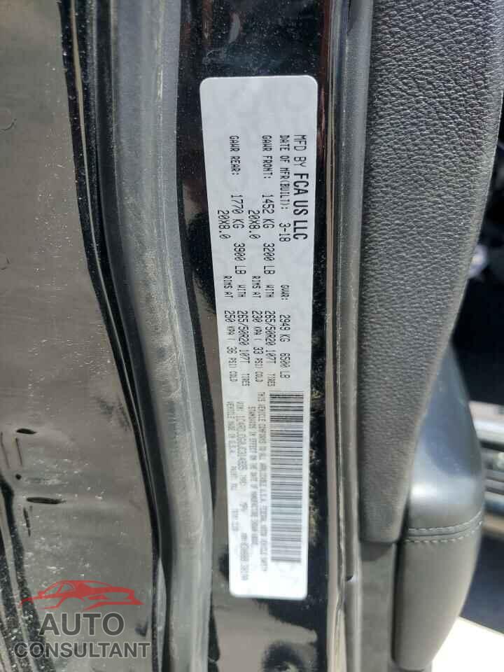 DODGE DURANGO 2018 - 1C4RDJDG0JC314935