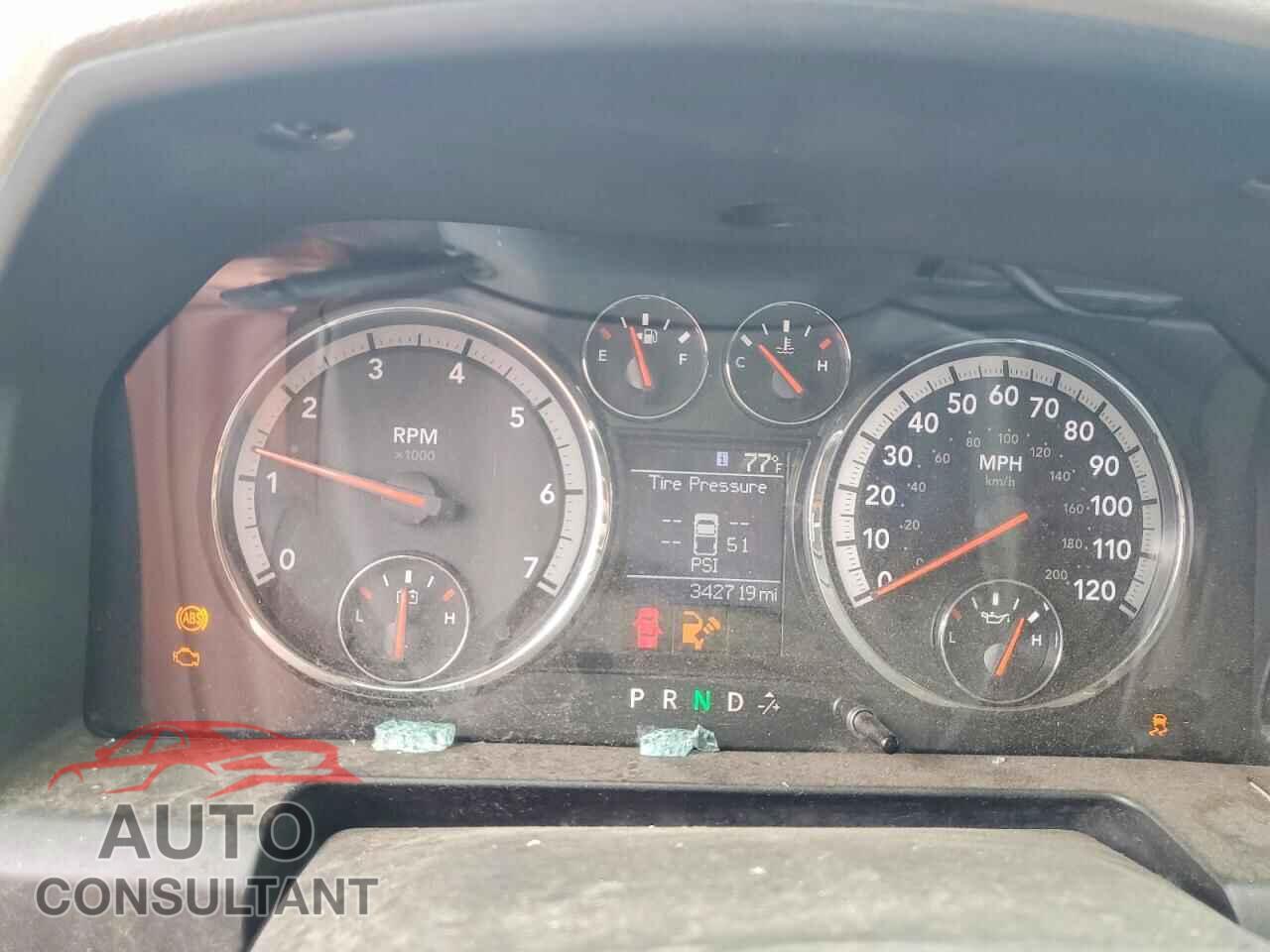DODGE RAM 1500 2012 - 1C6RD7KT4CS242835