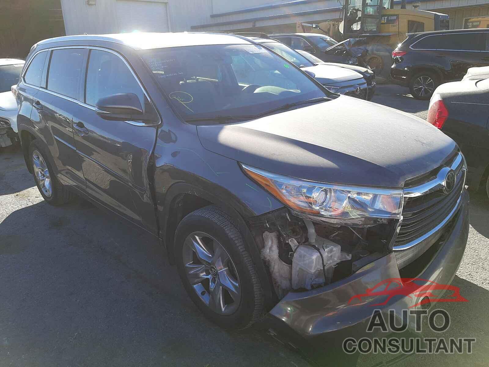 TOYOTA HIGHLANDER 2016 - 5TDDKRFH0GS260564