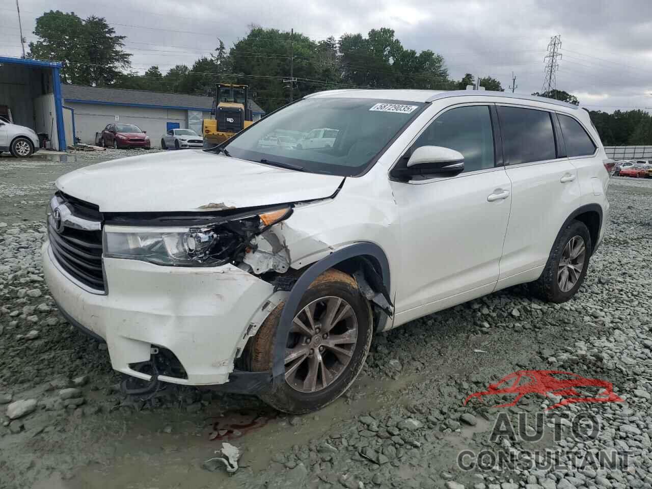 TOYOTA HIGHLANDER 2015 - 5TDKKRFH1FS066728