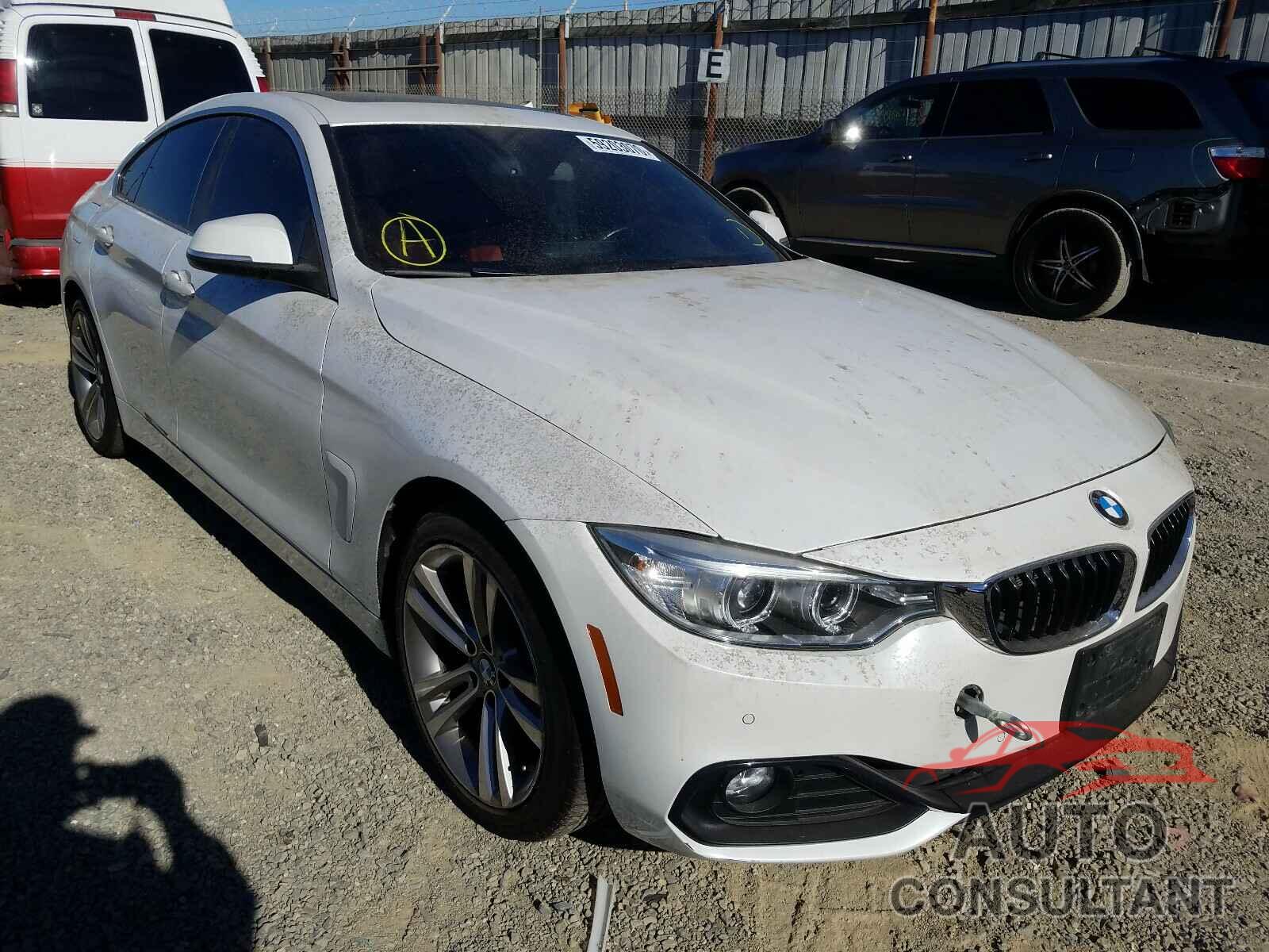 BMW 4 SERIES 2017 - WBA4F7C52HG786481