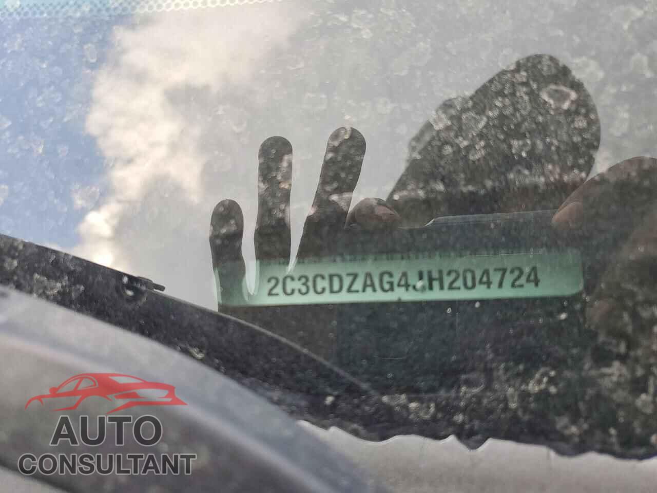 DODGE CHALLENGER 2018 - 2C3CDZAG4JH204724