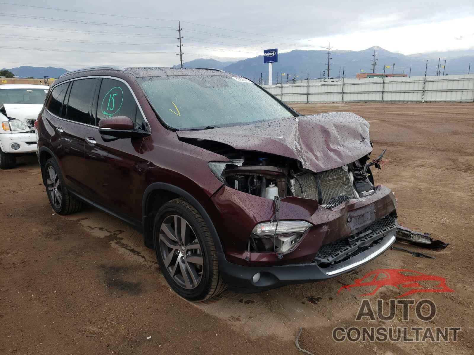 HONDA PILOT 2017 - 5FNYF6H91HB053228