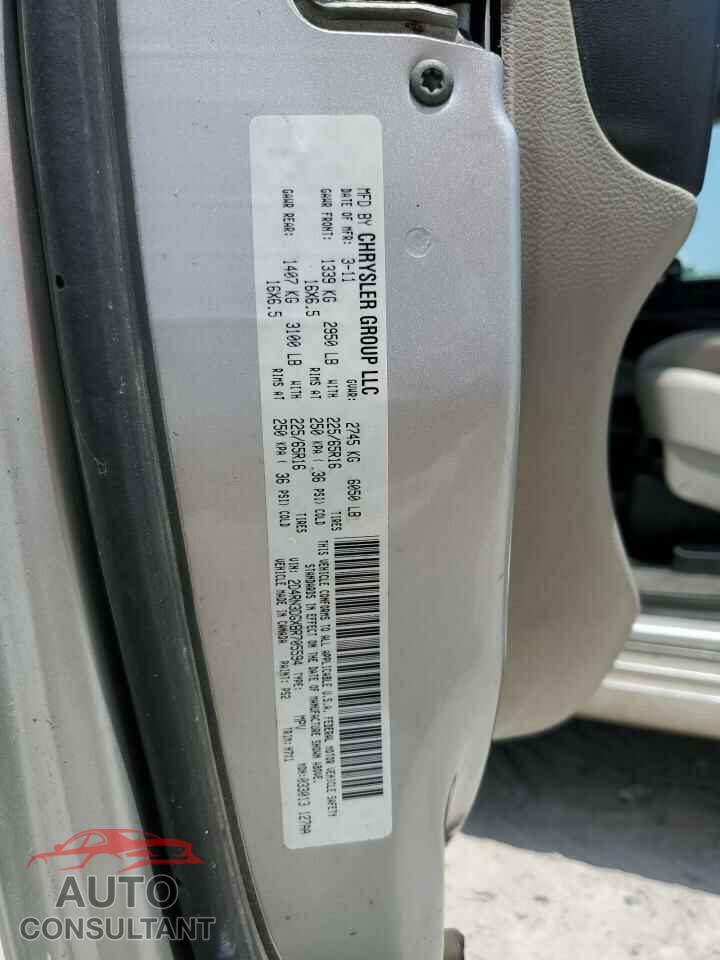 DODGE CARAVAN 2011 - 2D4RN3DGXBR705594