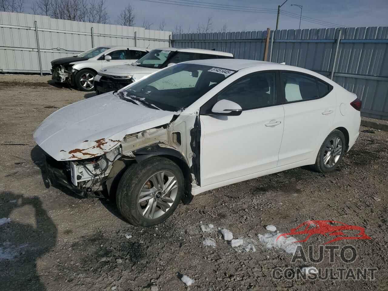 HYUNDAI ELANTRA 2020 - KMHD84LF8LU931453