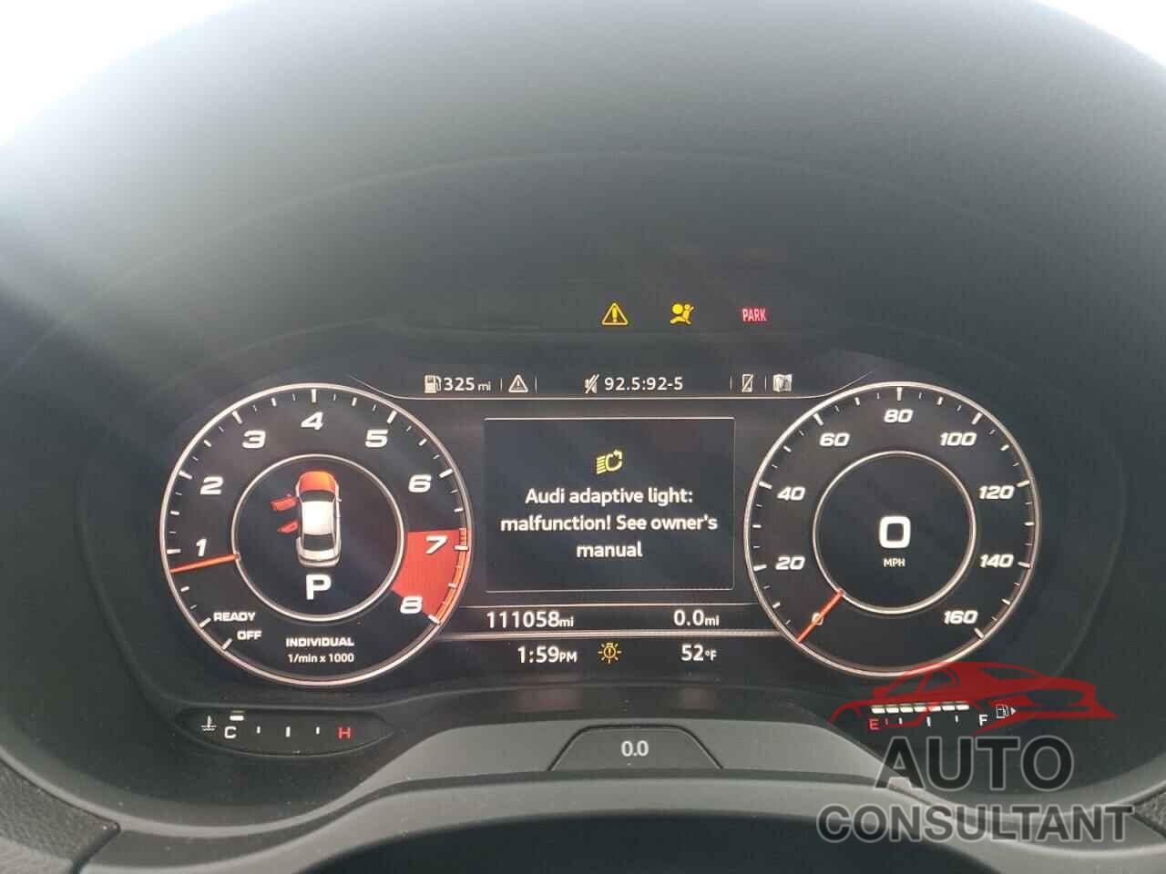 AUDI S3 2018 - WAUB1GFF8J1007541