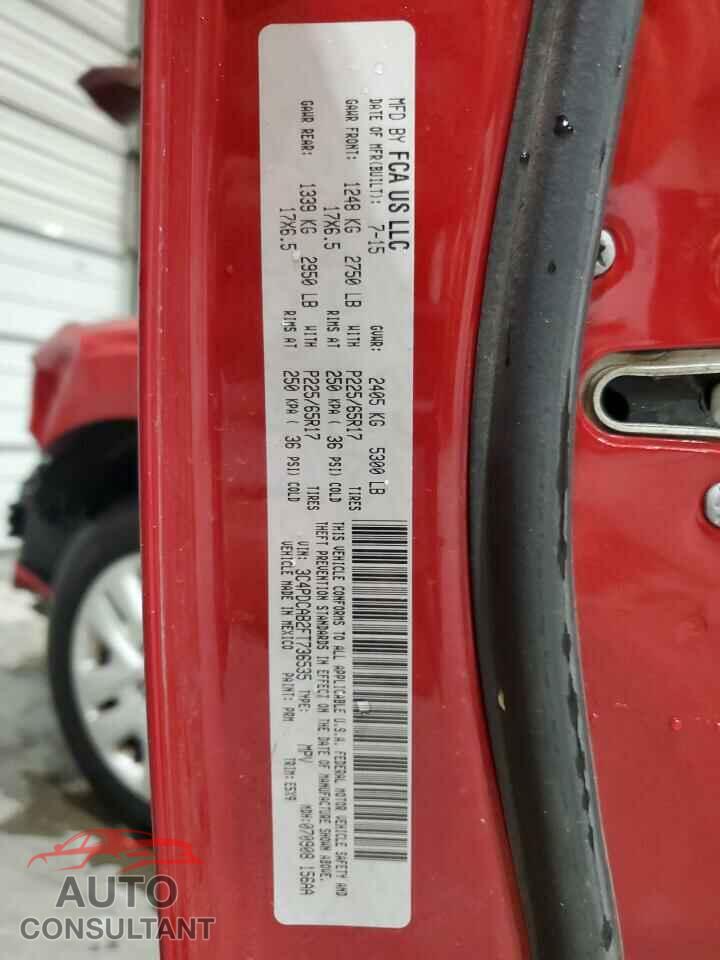 DODGE JOURNEY 2015 - 3C4PDCAB2FT736535