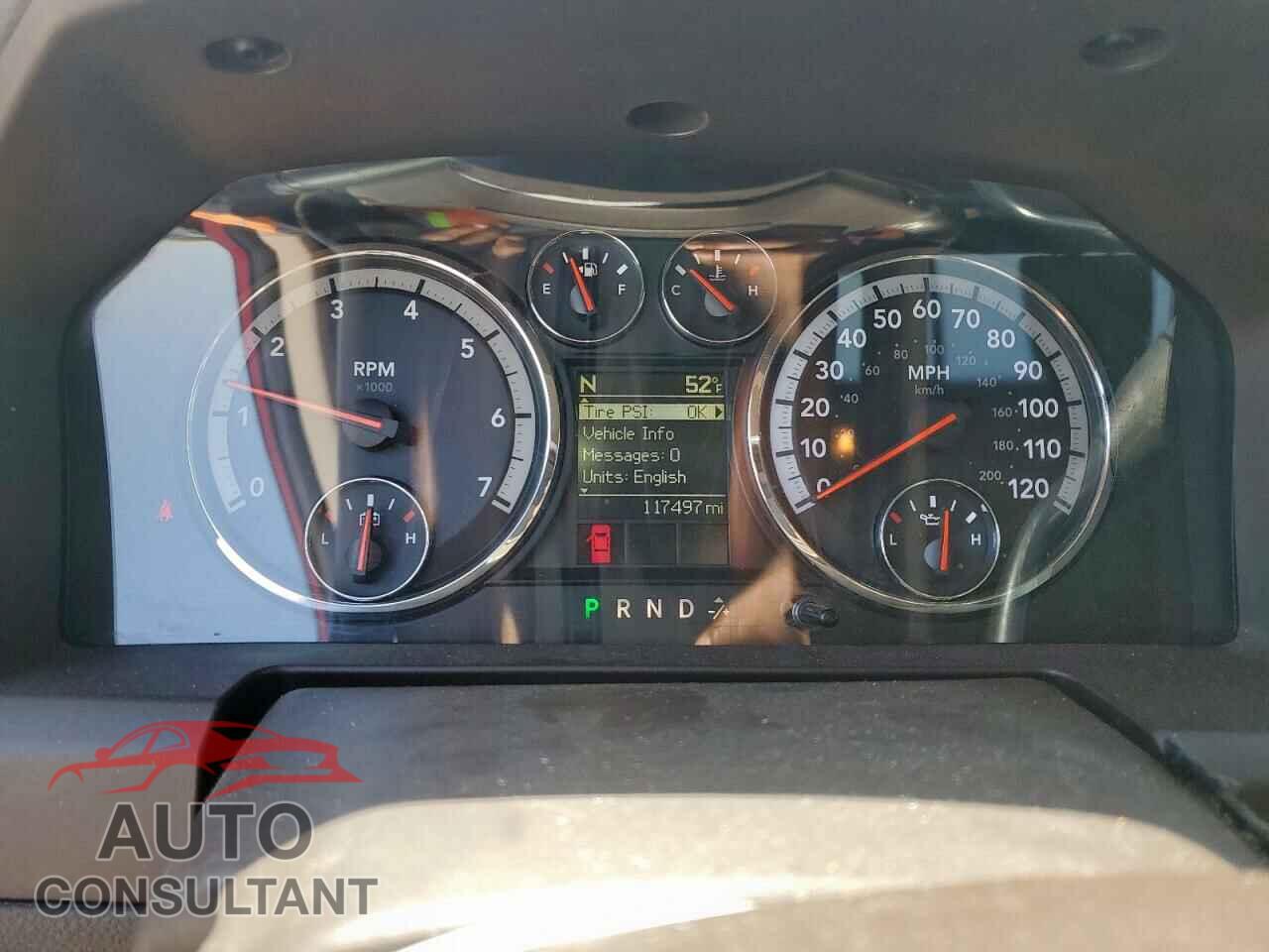DODGE RAM 1500 2012 - 1C6RD6LT5CS158760