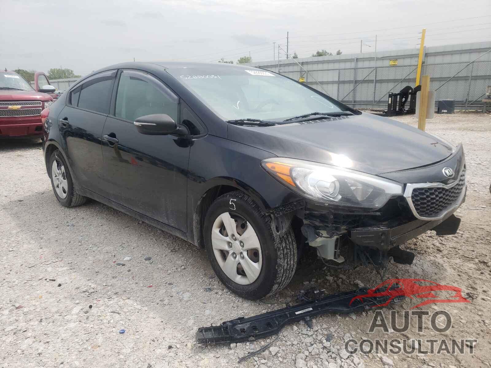 KIA FORTE 2016 - KNAFX4A65G5500441