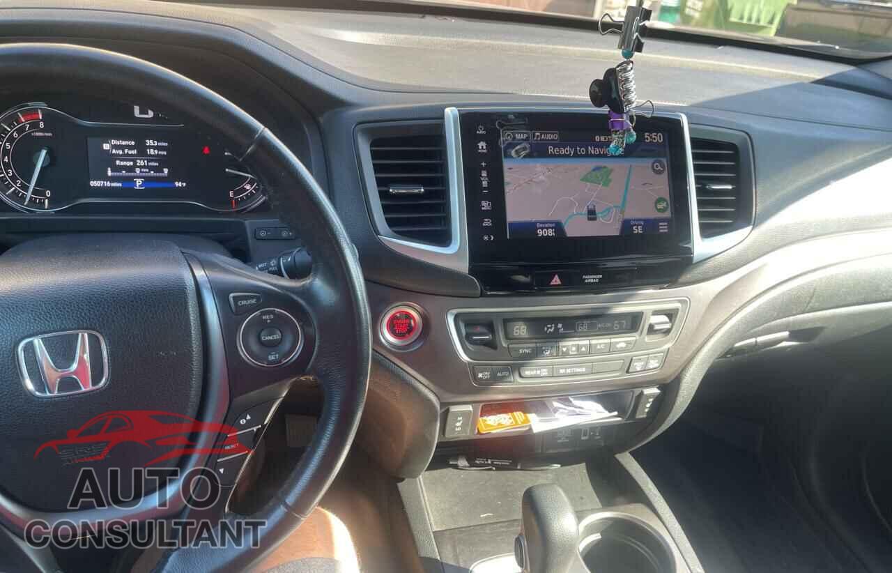 HONDA RIDGELINE 2019 - 5FPYK3F69KB034301