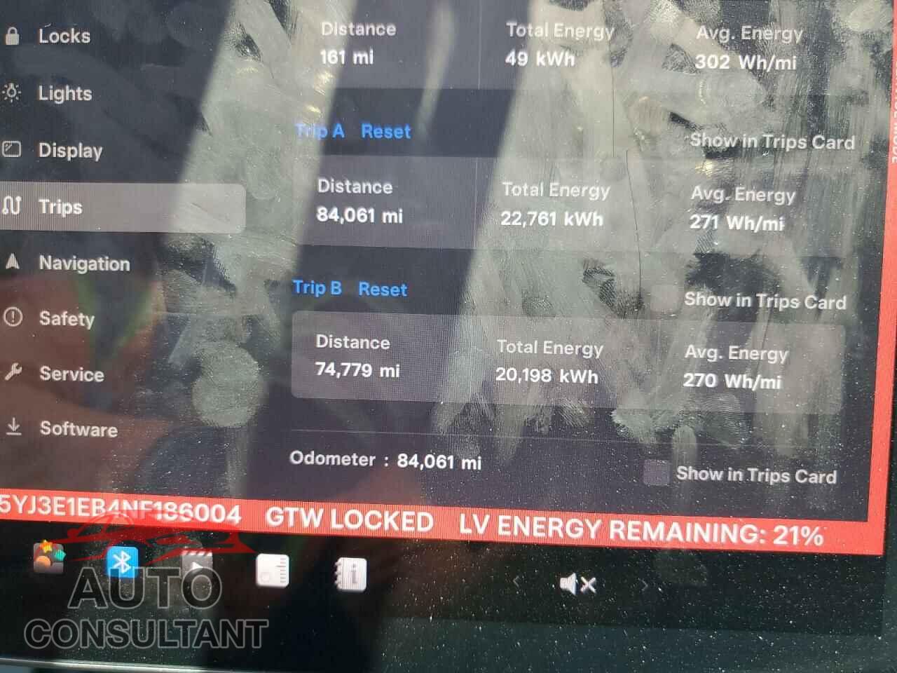 TESLA MODEL 3 2022 - 5YJ3E1EB4NF186004