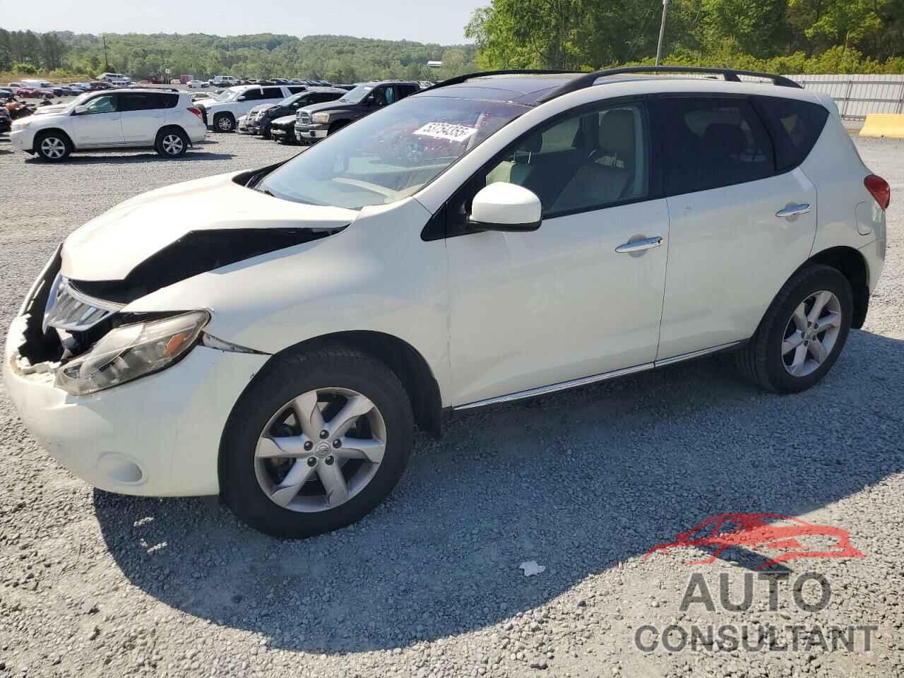 NISSAN MURANO 2010 - JN8AZ1MU9AW001048