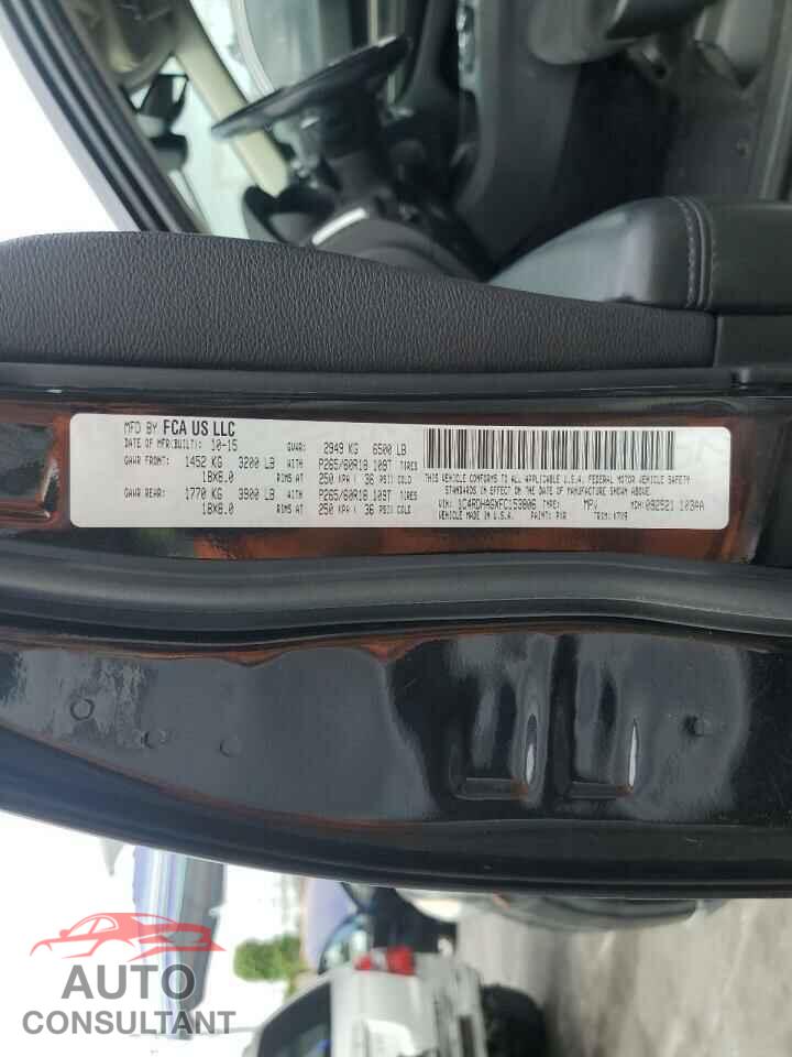 DODGE DURANGO 2015 - 1C4RDHAGXFC153806