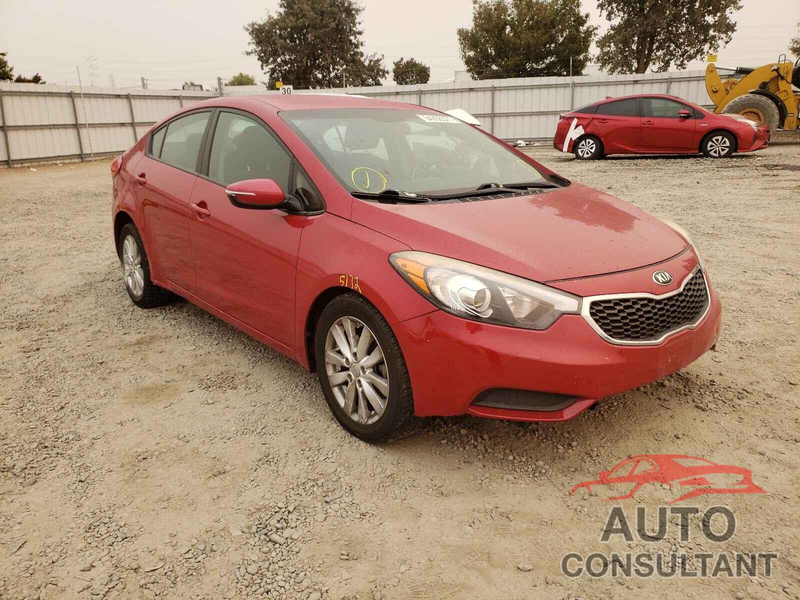 KIA FORTE 2016 - KNAFX4A6XG5553197