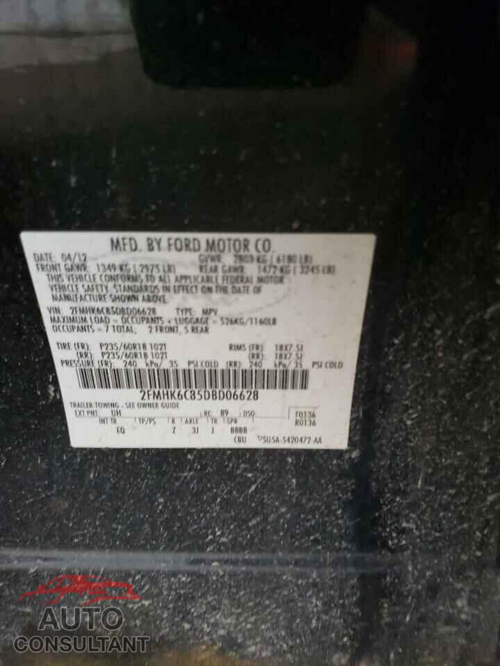 FORD FLEX 2013 - 2FMHK6C85DBD06628