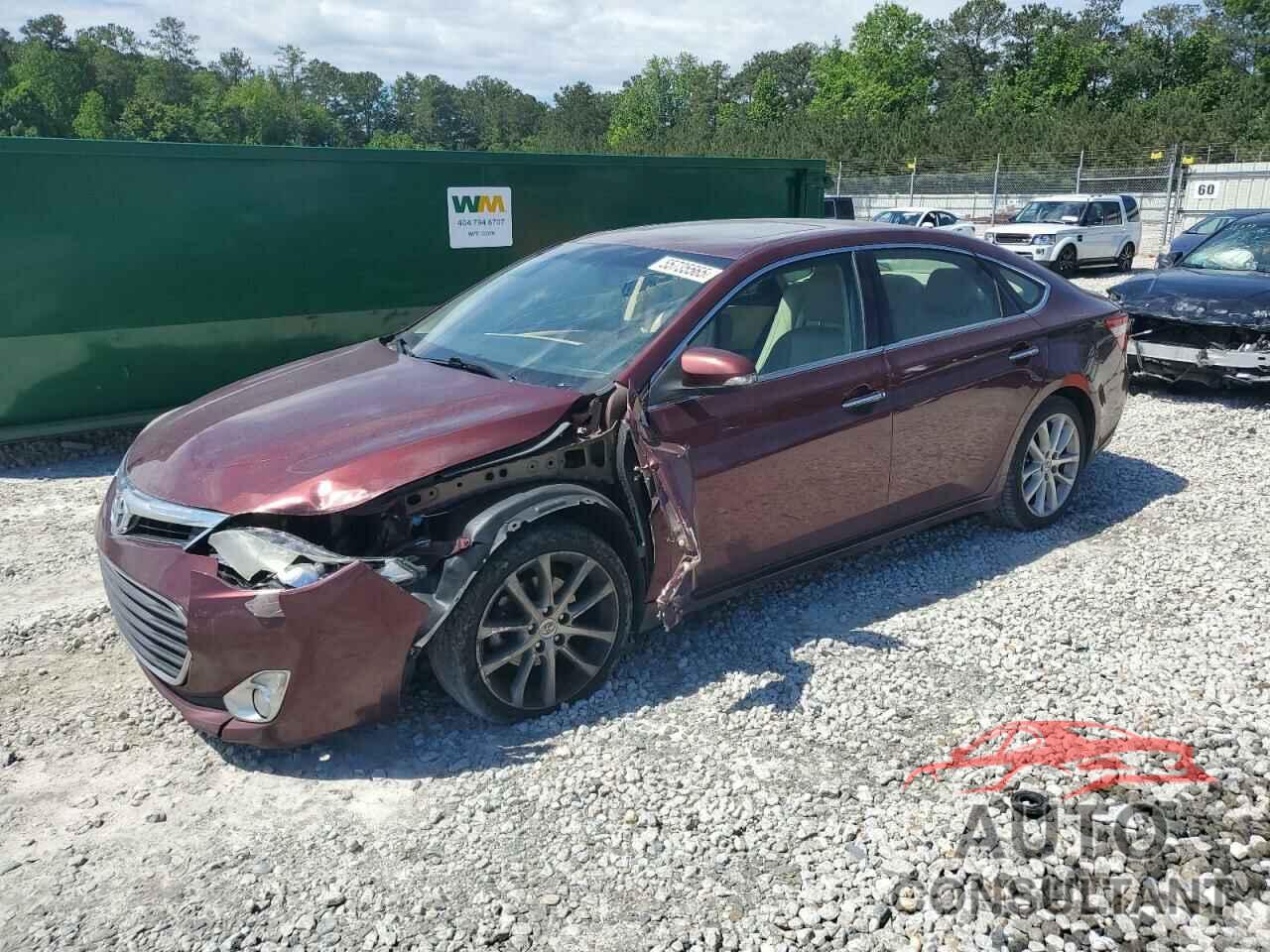 TOYOTA AVALON 2013 - 4T1BK1EB6DU070227