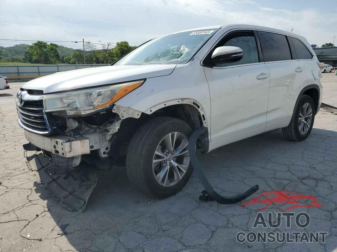 TOYOTA HIGHLANDER 2014 - 5TDZKRFHXES014284
