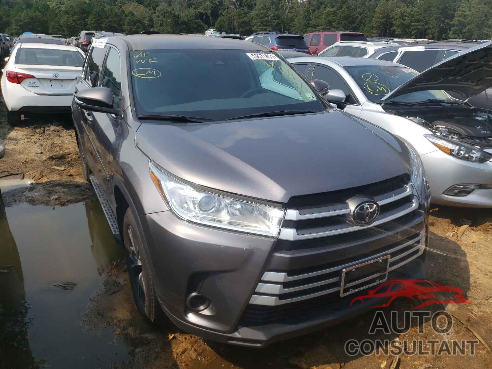 TOYOTA HIGHLANDER 2019 - 5TDBZRFH4KS746872