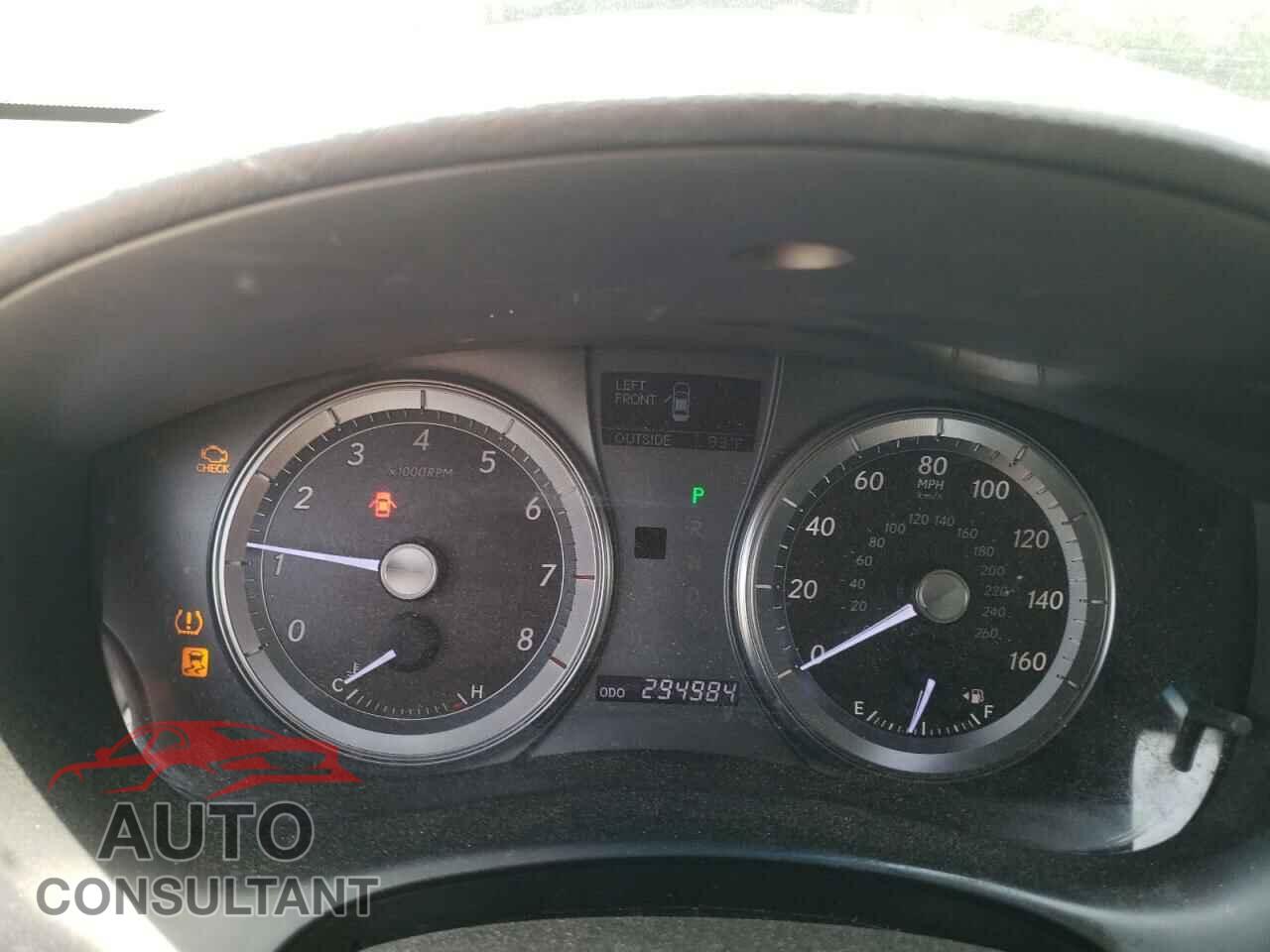LEXUS ES350 2011 - JTHBK1EG5B2461733