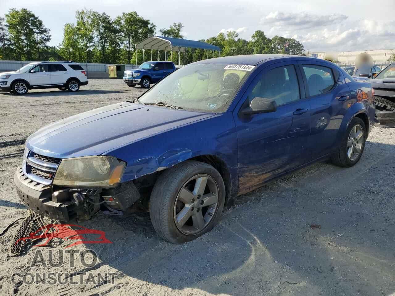 DODGE AVENGER 2013 - 1C3CDZAG4DN768644