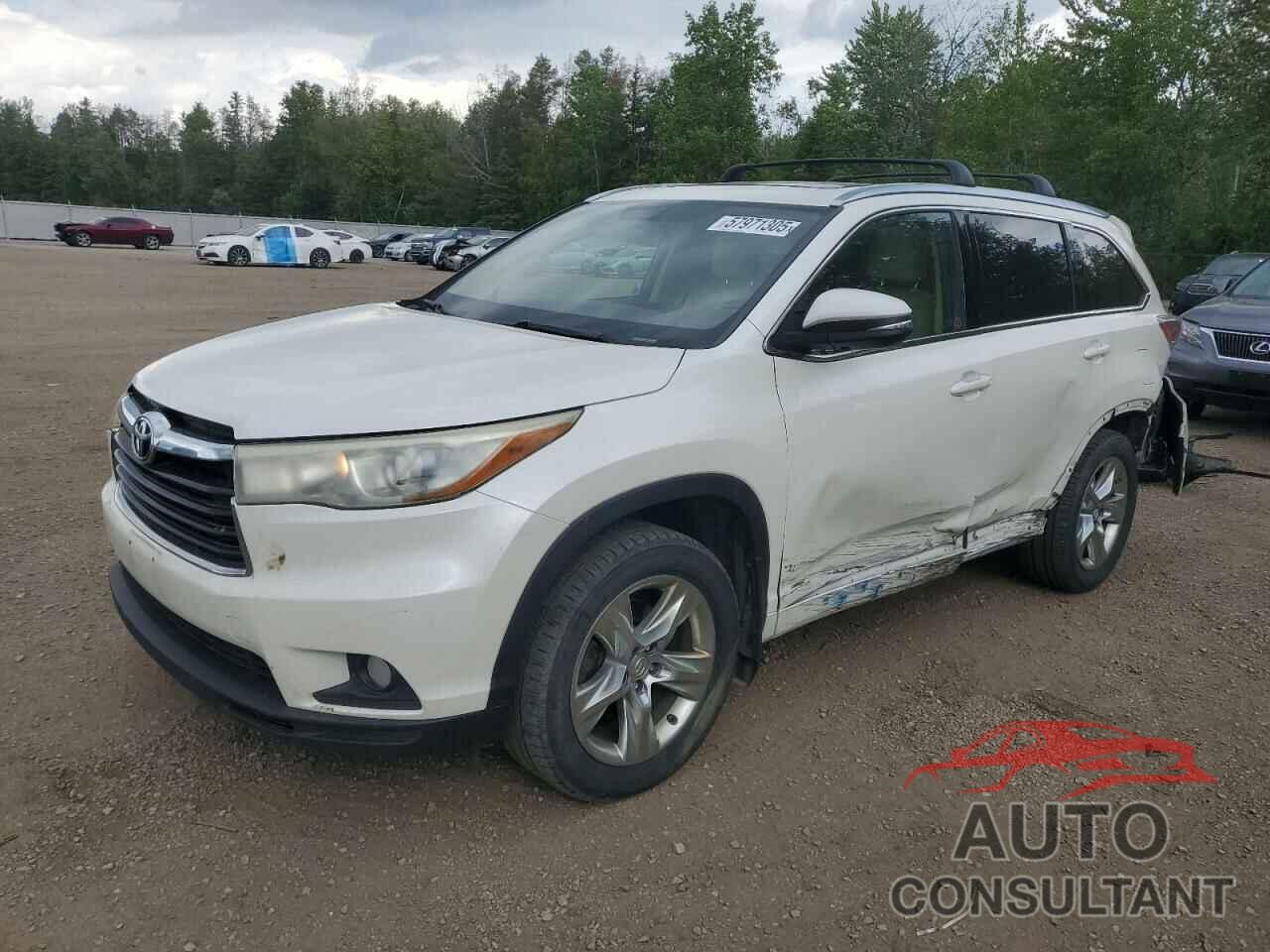 TOYOTA HIGHLANDER 2015 - 5TDDKRFHXFS115661