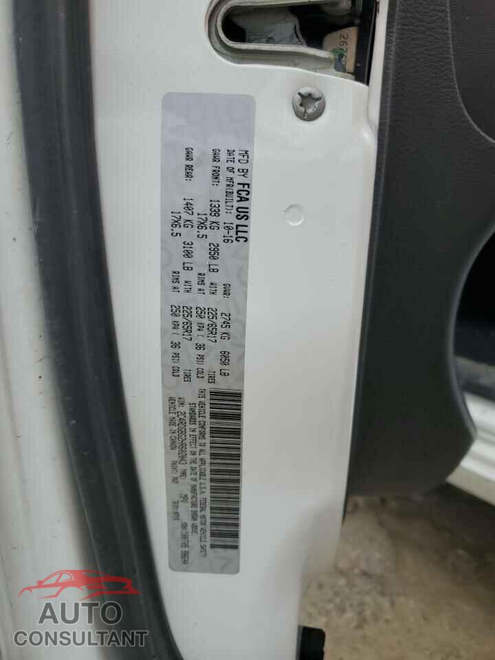 DODGE CARAVAN 2017 - 2C4RDGBG2HR602043