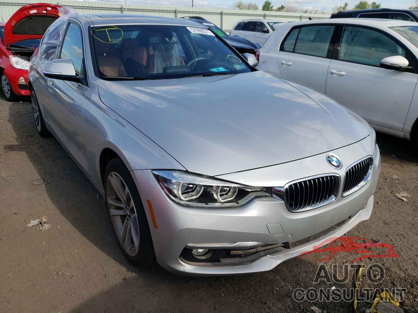 BMW 3 SERIES 2017 - WBA8D9G54HNU60318