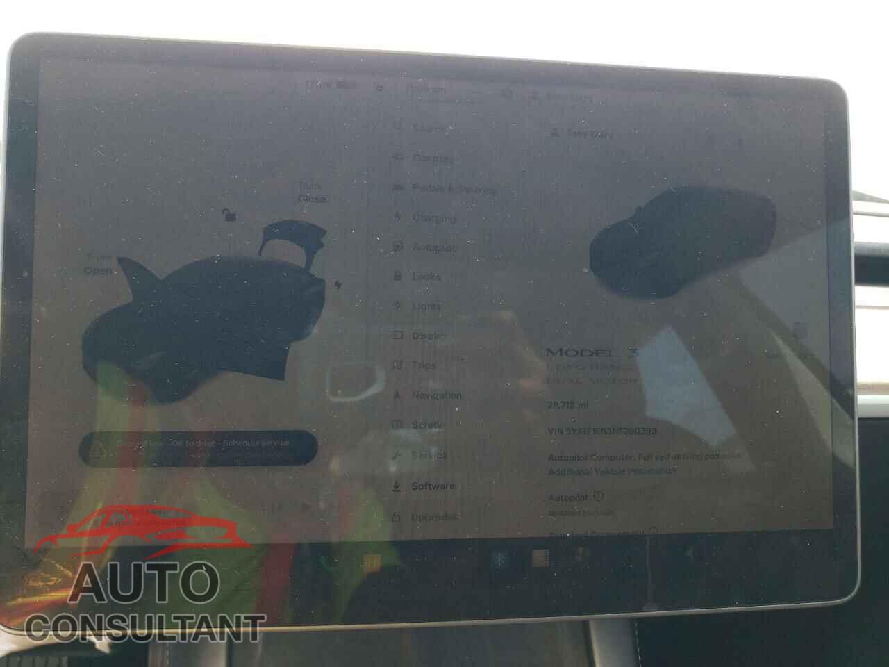 TESLA MODEL 3 2022 - 5YJ3E1EB3NF290399
