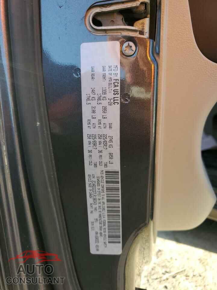 DODGE CARAVAN 2020 - 2C4RDGCG7LR196543