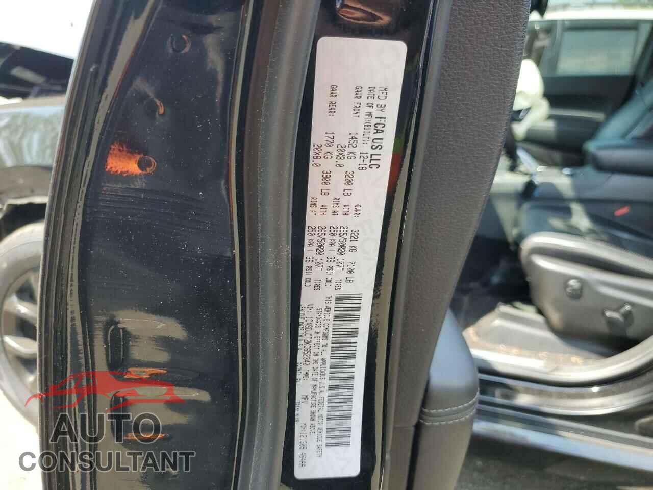 DODGE DURANGO 2019 - 1C4SDJCT2KC652340