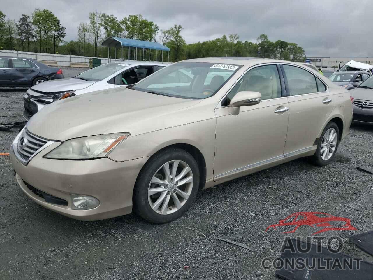 LEXUS ES350 2012 - JTHBK1EG8C2503605