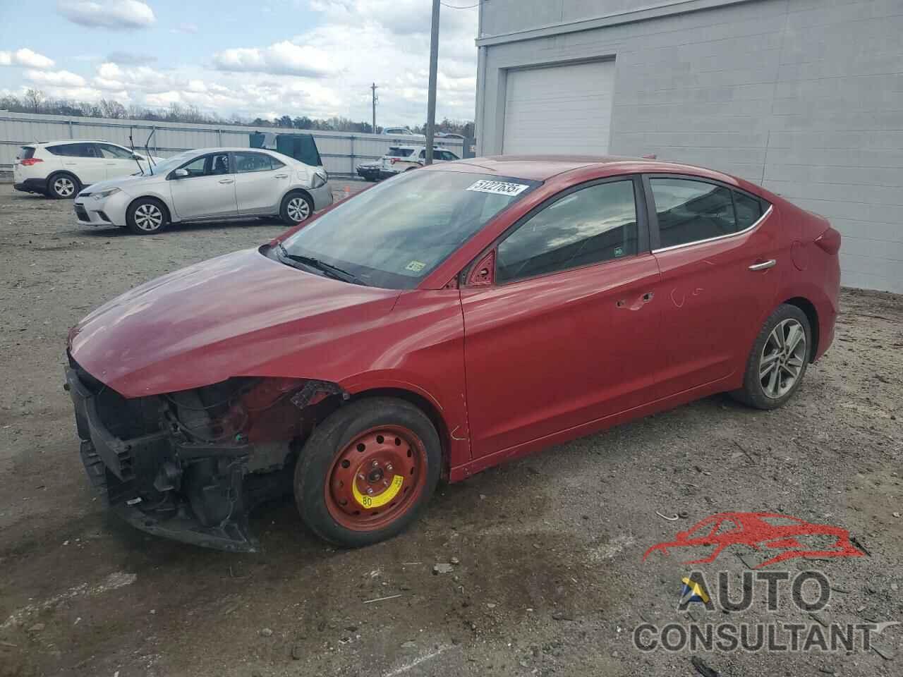 HYUNDAI ELANTRA 2017 - KMHD84LF6HU194888