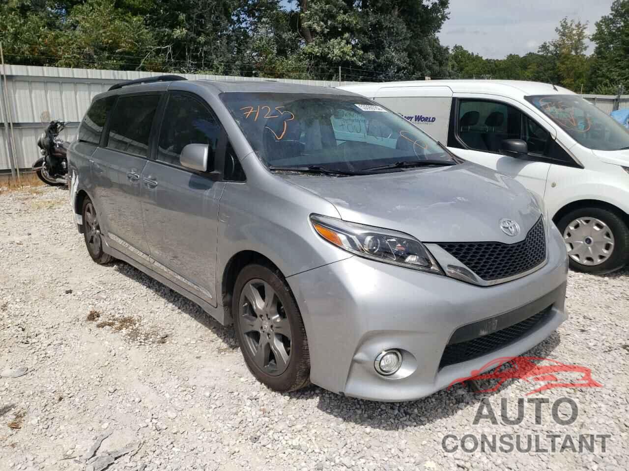 TOYOTA SIENNA 2017 - 5TDXZ3DC7HS811152