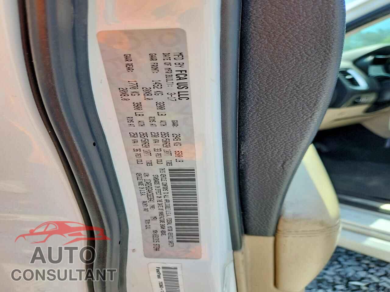 DODGE DURANGO 2017 - 1C4RDHDG4HC823641