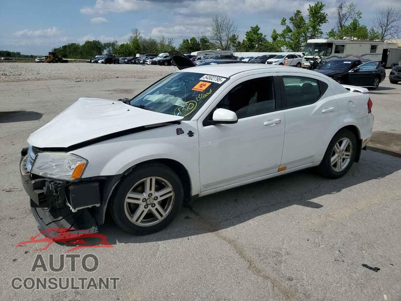 DODGE AVENGER 2012 - 1C3CDZCB5CN161720