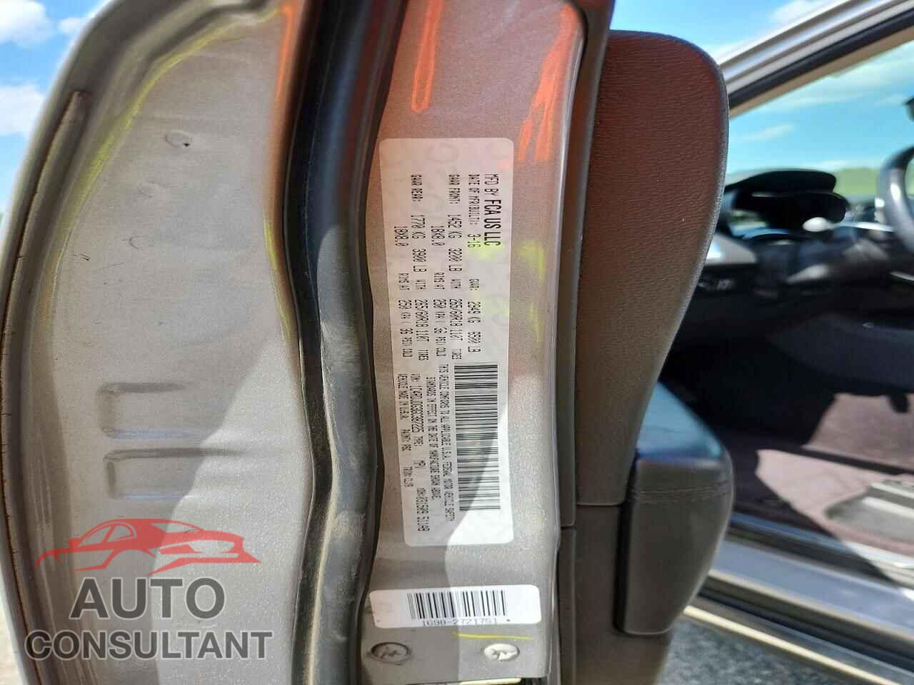 DODGE DURANGO 2016 - 1C4RDJDG3GC387225