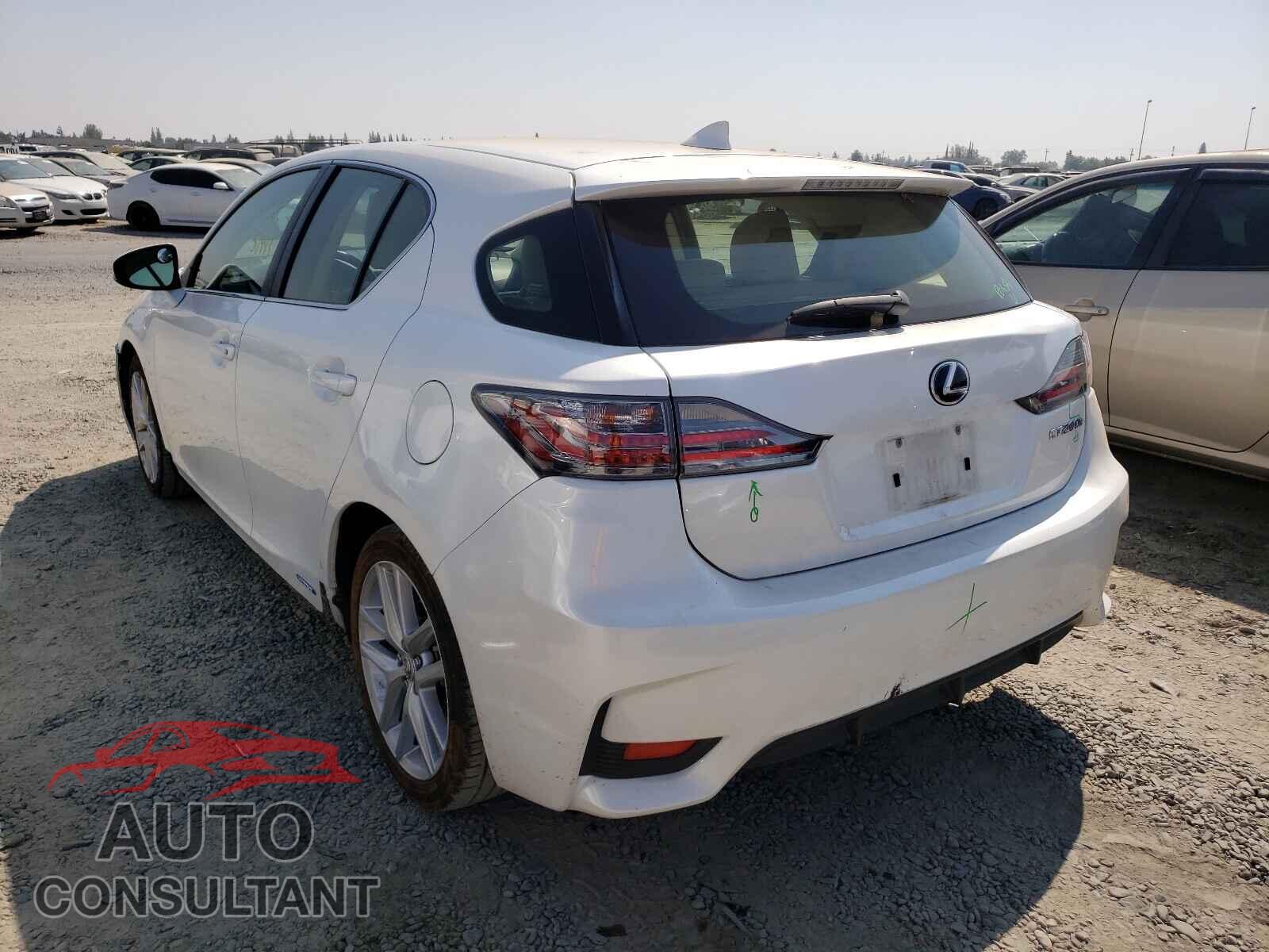 LEXUS CT 200 2017 - JTHKD5BH8H2284652