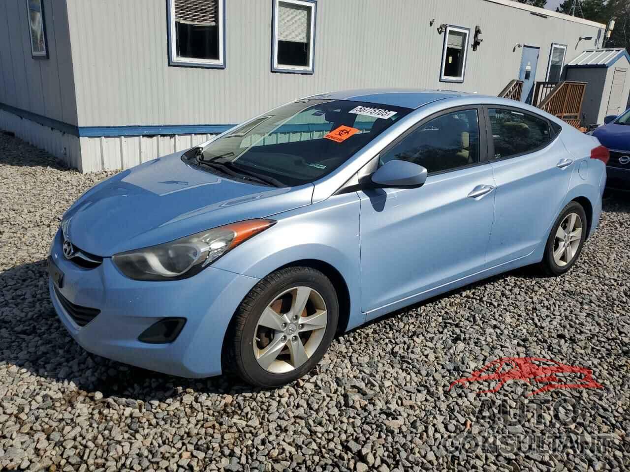 HYUNDAI ELANTRA 2013 - KMHDH4AE7DU721406