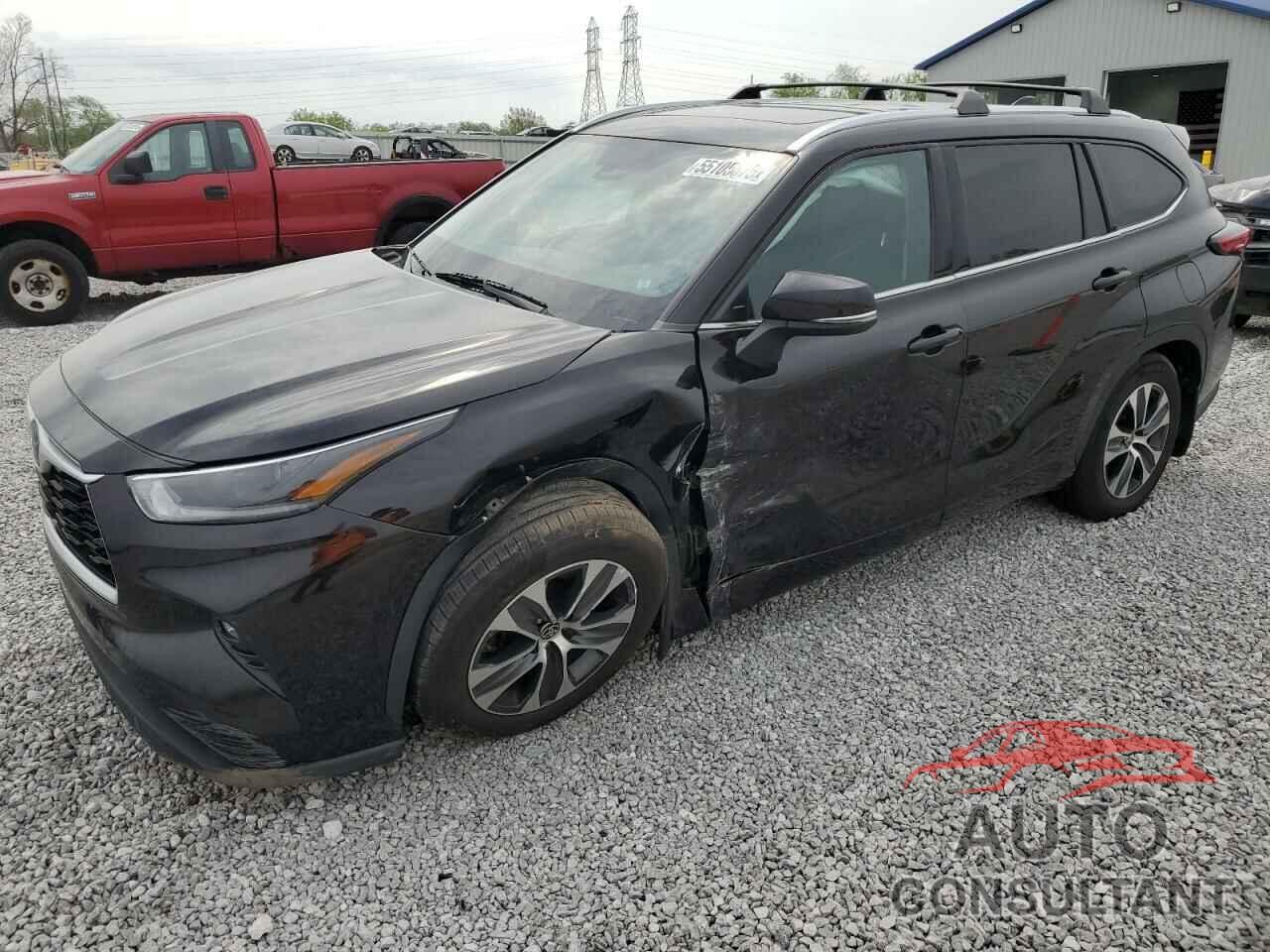 TOYOTA HIGHLANDER 2021 - 5TDGZRAH7MS054069