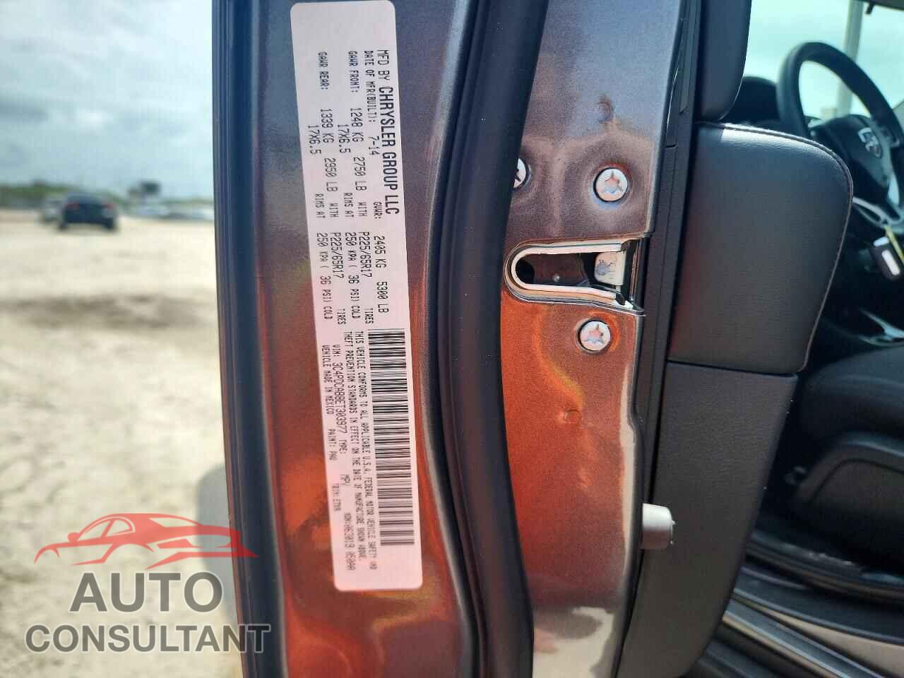DODGE JOURNEY 2014 - 3C4PDCAB8ET303977