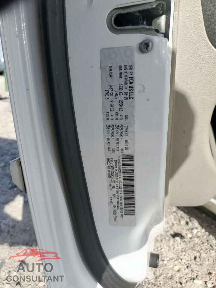 DODGE CARAVAN 2016 - 2C4RDGCG5GR161232