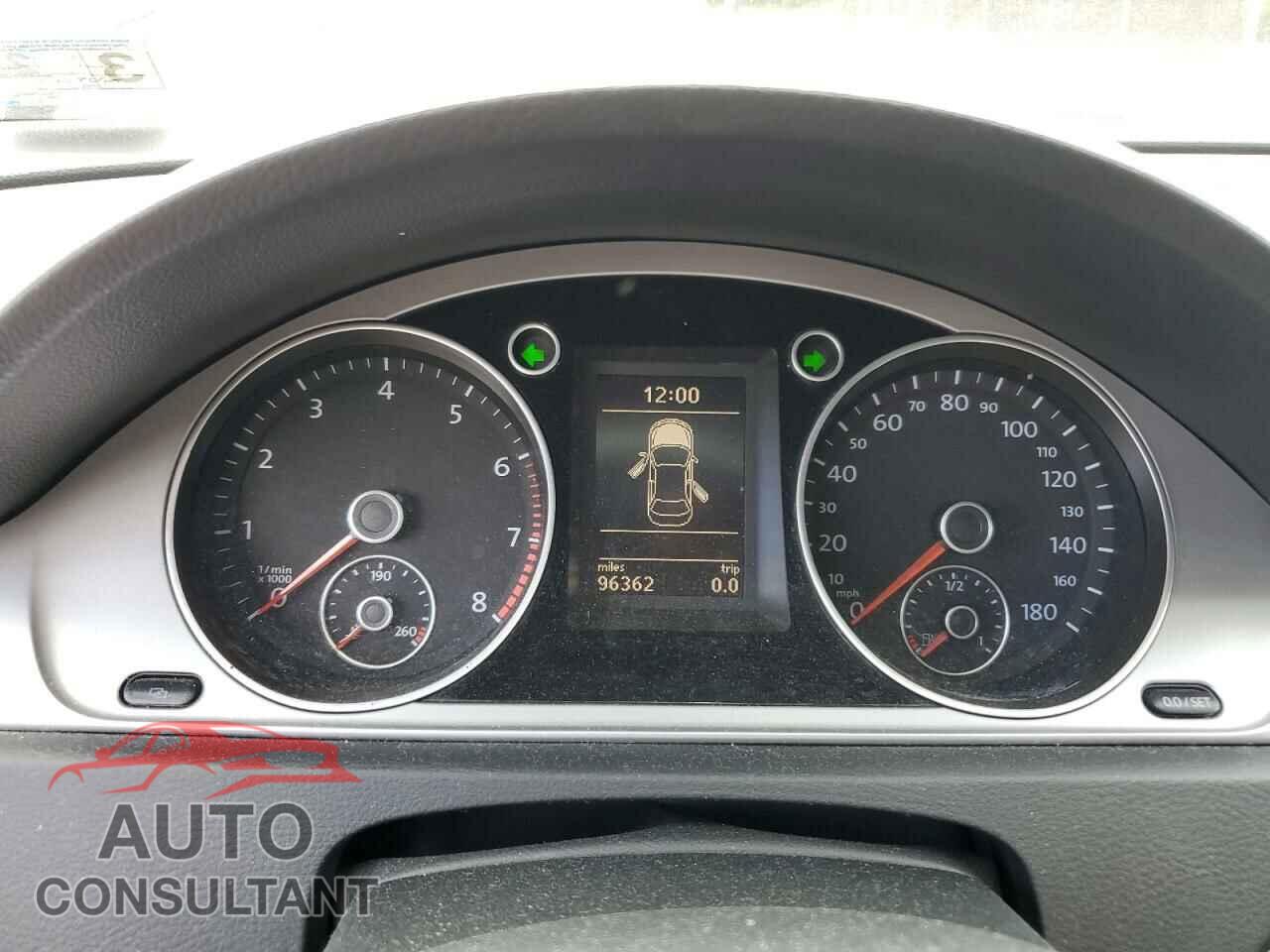 VOLKSWAGEN CC 2012 - WVWMN7AN3CE504605