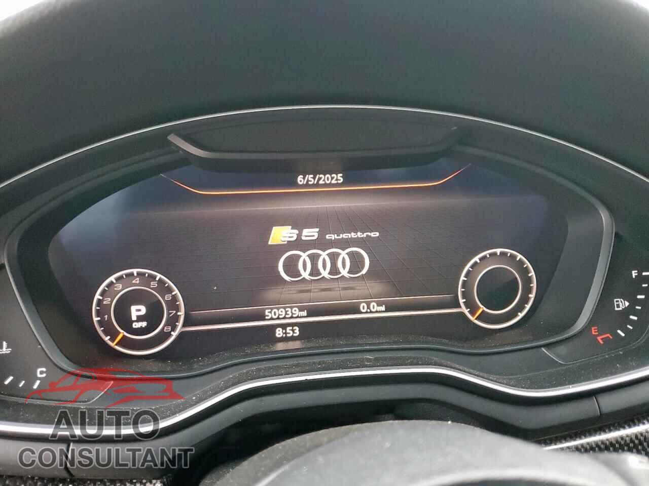 AUDI S5/RS5 2018 - WAUC4CF5XJA063542