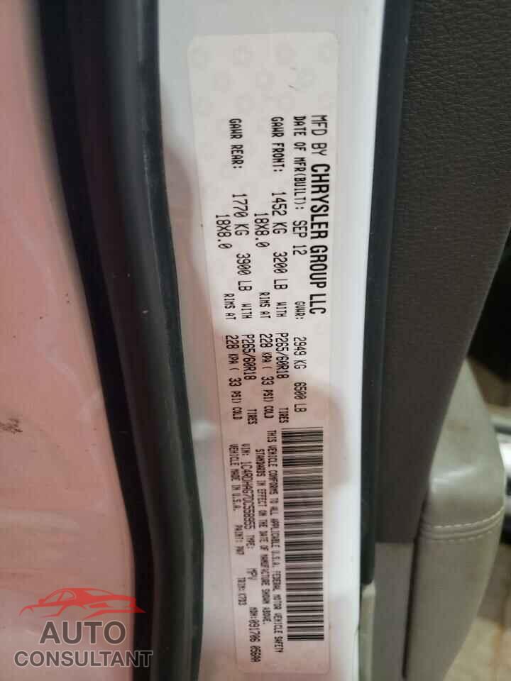 DODGE DURANGO 2013 - 1C4RDHAG7DC558955