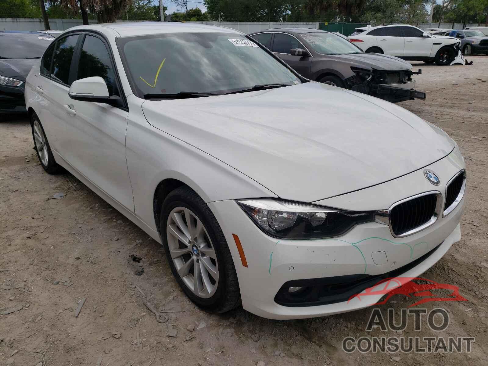 BMW 3 SERIES 2017 - WBA8E1G39HNU15551